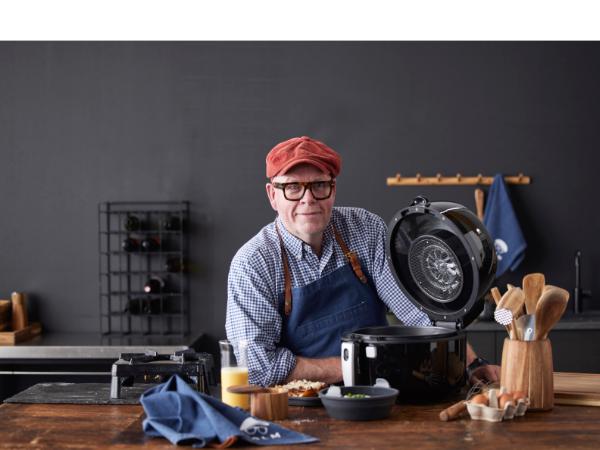 HOLM Rund Silikoneform til airfryer Dia 19 x 8 cm