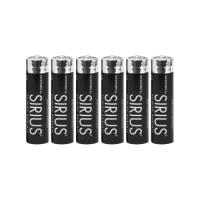 Sirius DecoPower AAA batterier 6 stk, Blå/Sølv