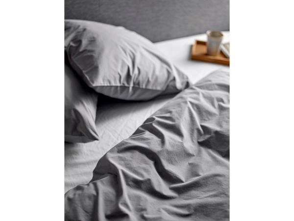 Södahl organic Whisper Sengetøj 140 x 220 cm Stone Grey