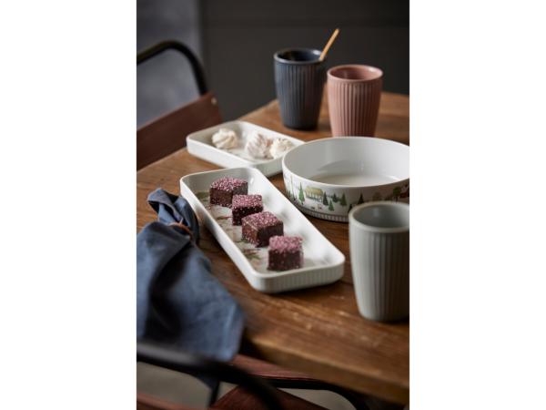 Pillivuyt Vinter Skål lav nr. 4 Dia 20 cm 1,2 liter Hvid