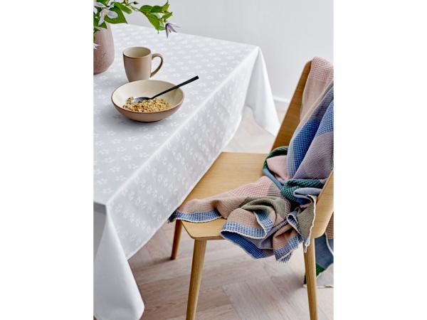 Södahl Forget-me-not Damask Dug 140 x 270 cm White*
