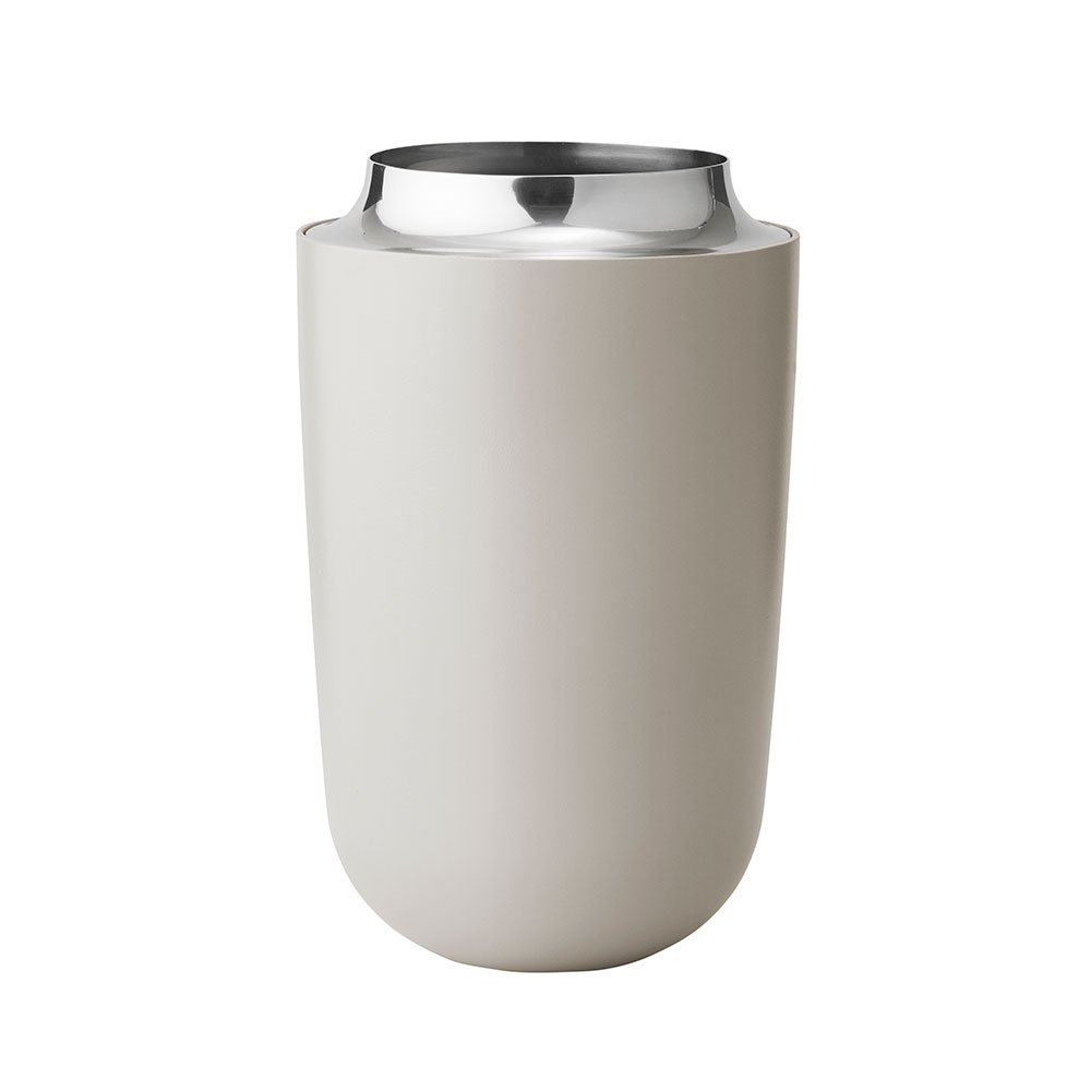 Concave vase, stor, sand*
