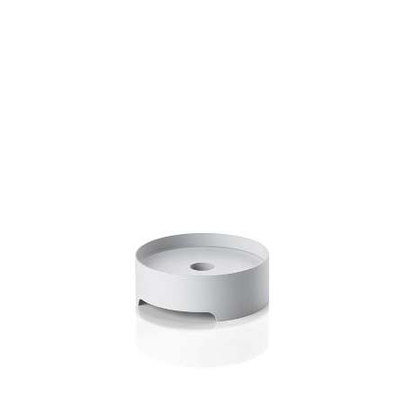 Zone Singles Lysestage Dia. 12 x 4,2 cm Varm Grå*