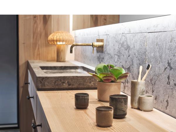 Villa Collection Leer Skjuler Dia 15 x 13 cm Creme