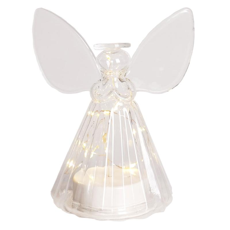 Iris Engel H14cm, 10LED, Klar