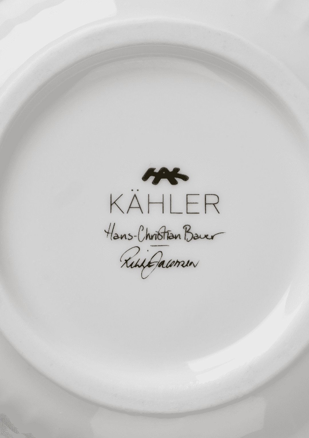 Kähler Hammershøi Christmas Saucekande 66 cl hvid m. deko