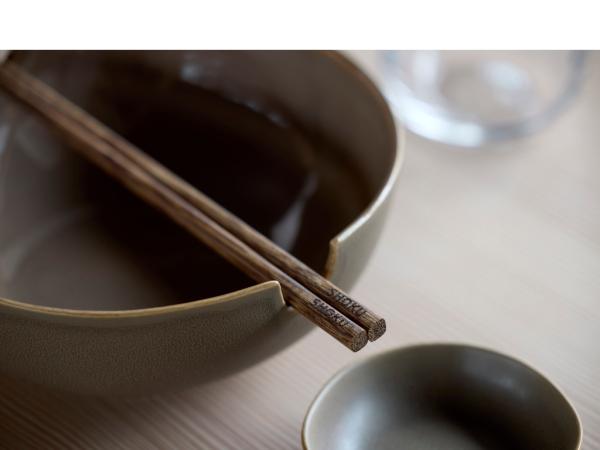 Spisepinde Shoku 23,5 cm 4 sæt Wengetræ