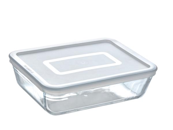 Pyrex Cook & Freez Fad rektangulært m/låg 24 x 19 x 8 cm Klar*