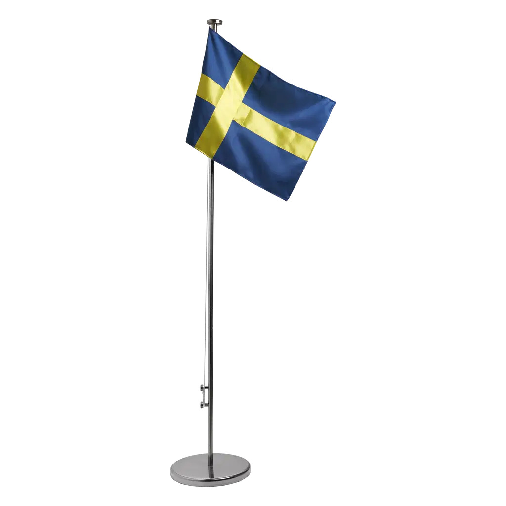 Celebrate Flagstang SE 27 x 165 cm Svensk flag