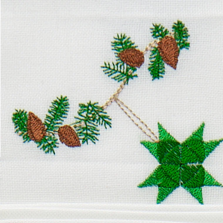 Langkilde & Søn Juleserviet med flettet stjerne