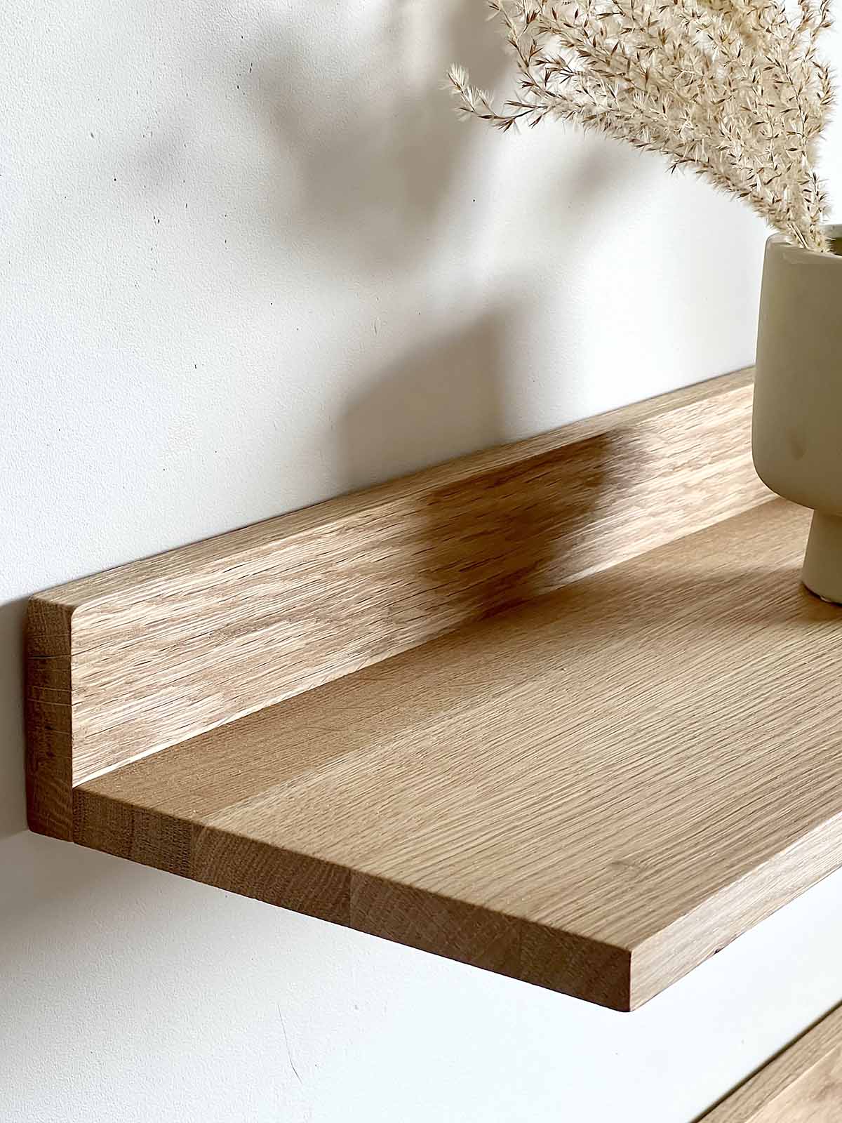 MOUD Home OAK væghylde i egetræ - 90 cm