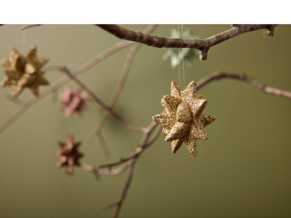 Medusa-Copenhagen Stjerne Ophæng Dia 5 cm Gold*