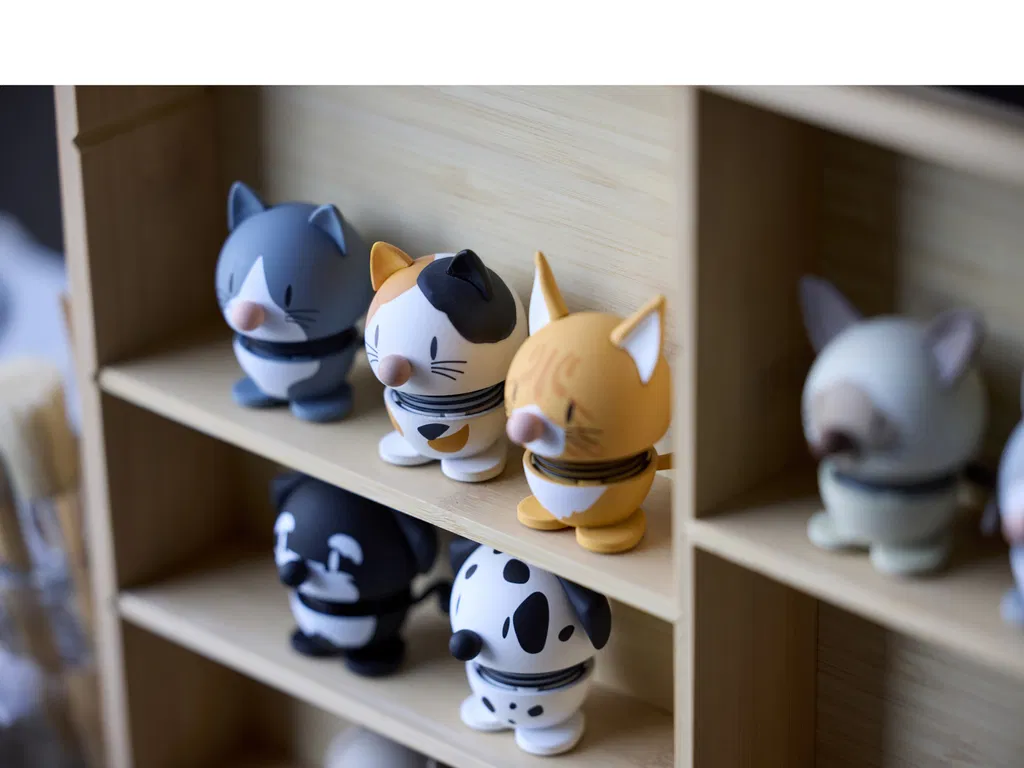 Hoptimist Schnauzer Hund, 4,4x5x4,9 cm, Mini, Sort