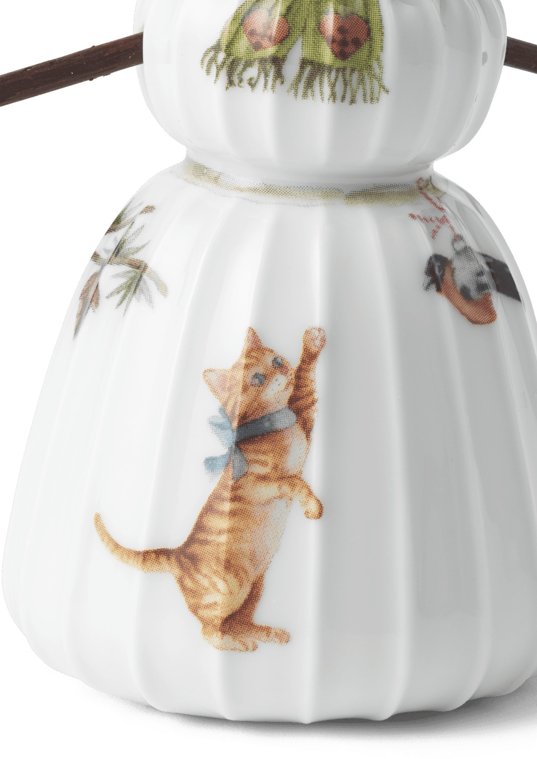 Hammershøi Christmas Snekone H11 hvid m. deko