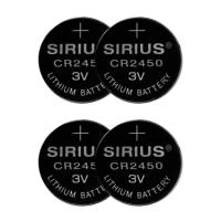 Sirius DecoPower batterier CR2450, 4 stk.