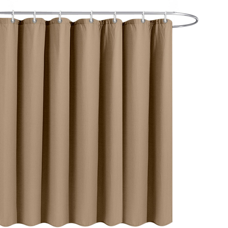 MOUD Home WAFFLE Badeforhæng i khaki - 180x200 cm