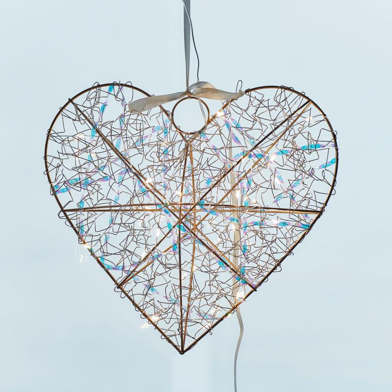 Lily Hjerte, Guld, 30 cm