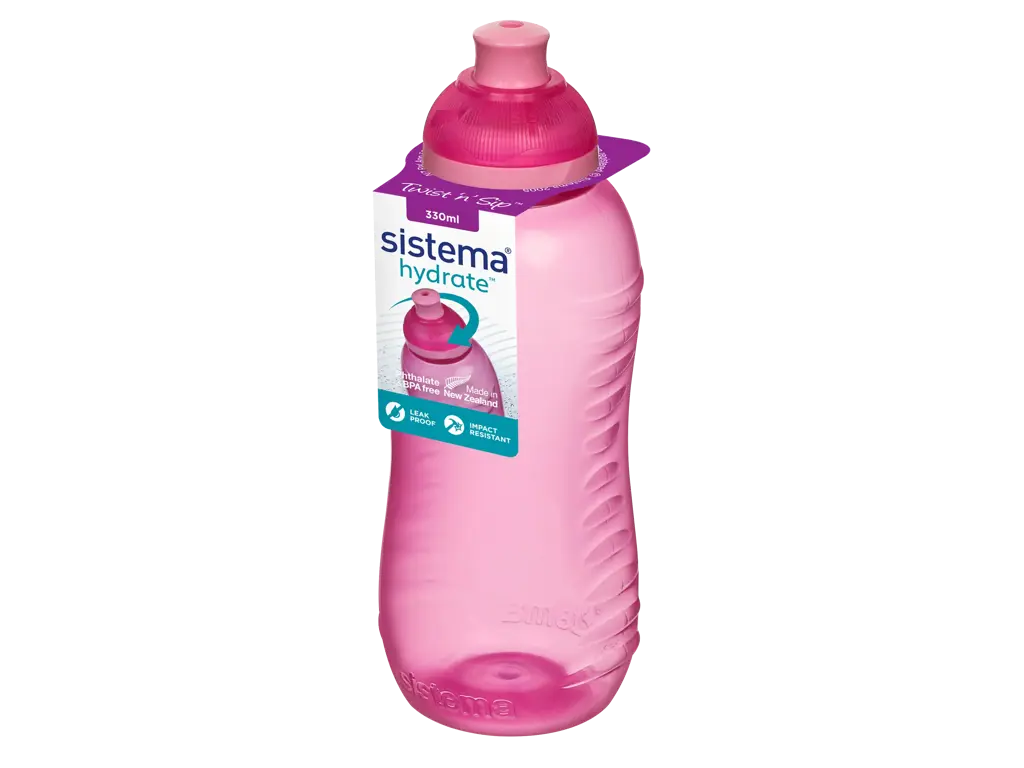 Sistema Twist ‘n’ Sip 330ml, pink