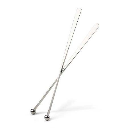 Zone Rocks Cocktailske 25/28 cm 2 stk. Polished Steel*