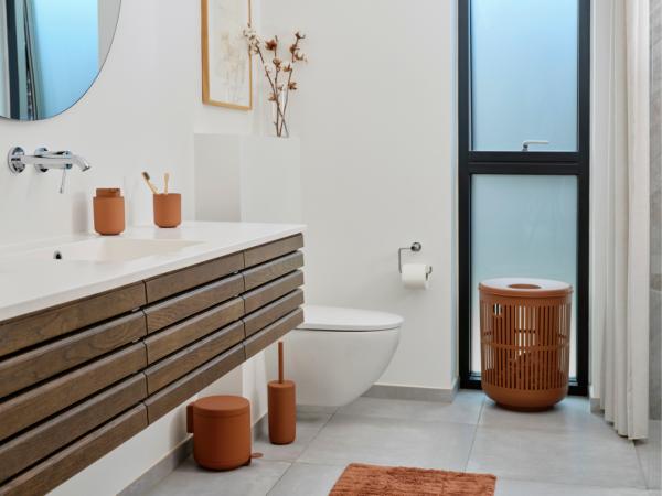 Zone Denmark Ume Toiletbørste Dia 10 x 38,7 cm Terracotta