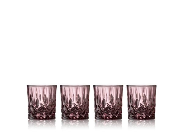 Lyngby Glas Sorrento Shotglas 4 cl 4 stk. Pink