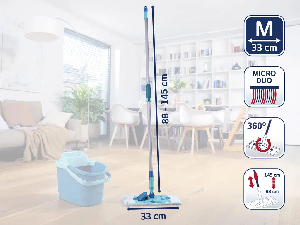 Leifheit Gulvvasker teleskopskaft PowerClean M