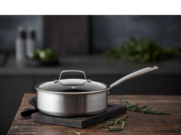 Pillivuyt Gourmet Roya Sauterpande keramisk non-stick Dia 24 cm Stål