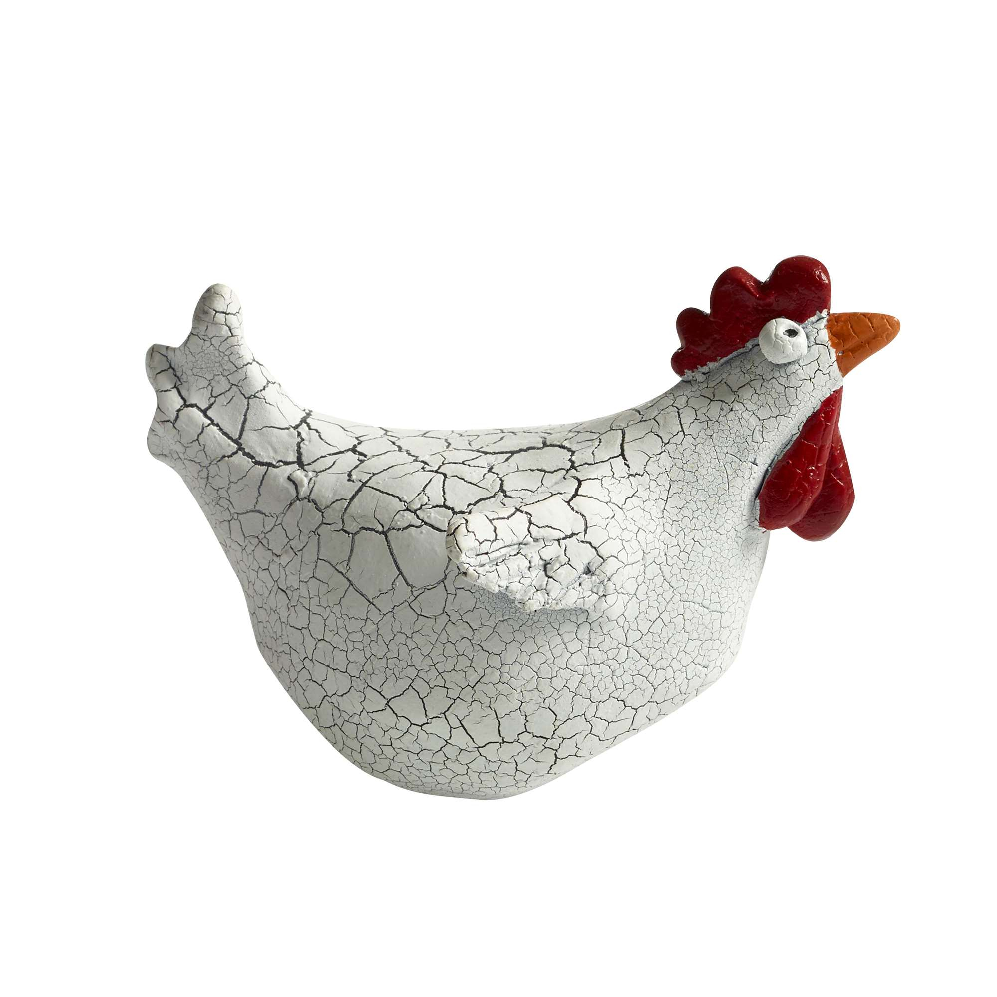 Hønen Doris hvid H.7cm*