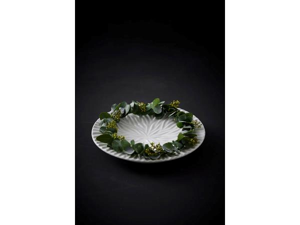 Morsø Flame Fad Dia 32,5 x 4,5 cm Hvid*