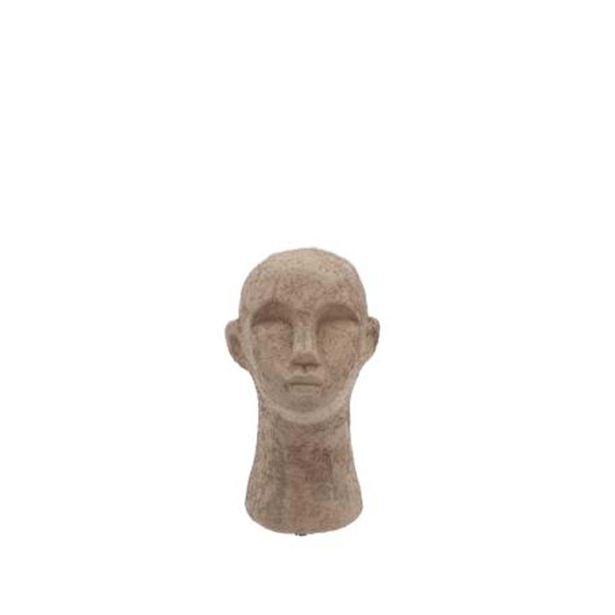 Villa Collection Talvik Figur Hoved Gråbrun