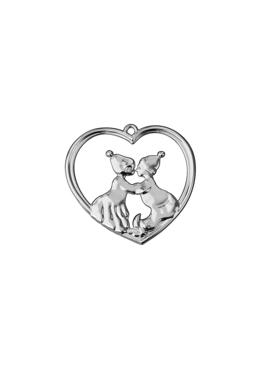 Kyssenisser H6.5 forsølvet Karen Blixens Jul