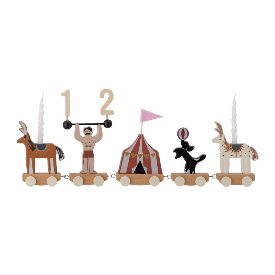 Aley Fødselsdagsdekoration, Brun, FSC®100%, MDF