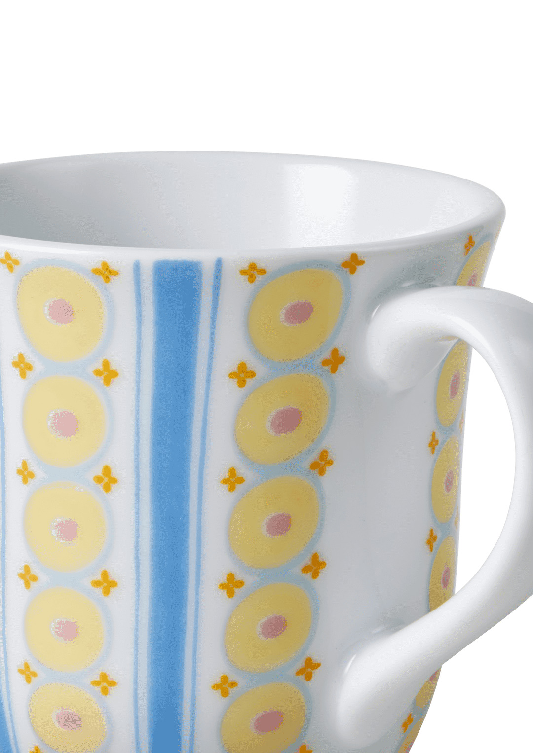 Eva Krus med hank 35 cl blå 2 stk.