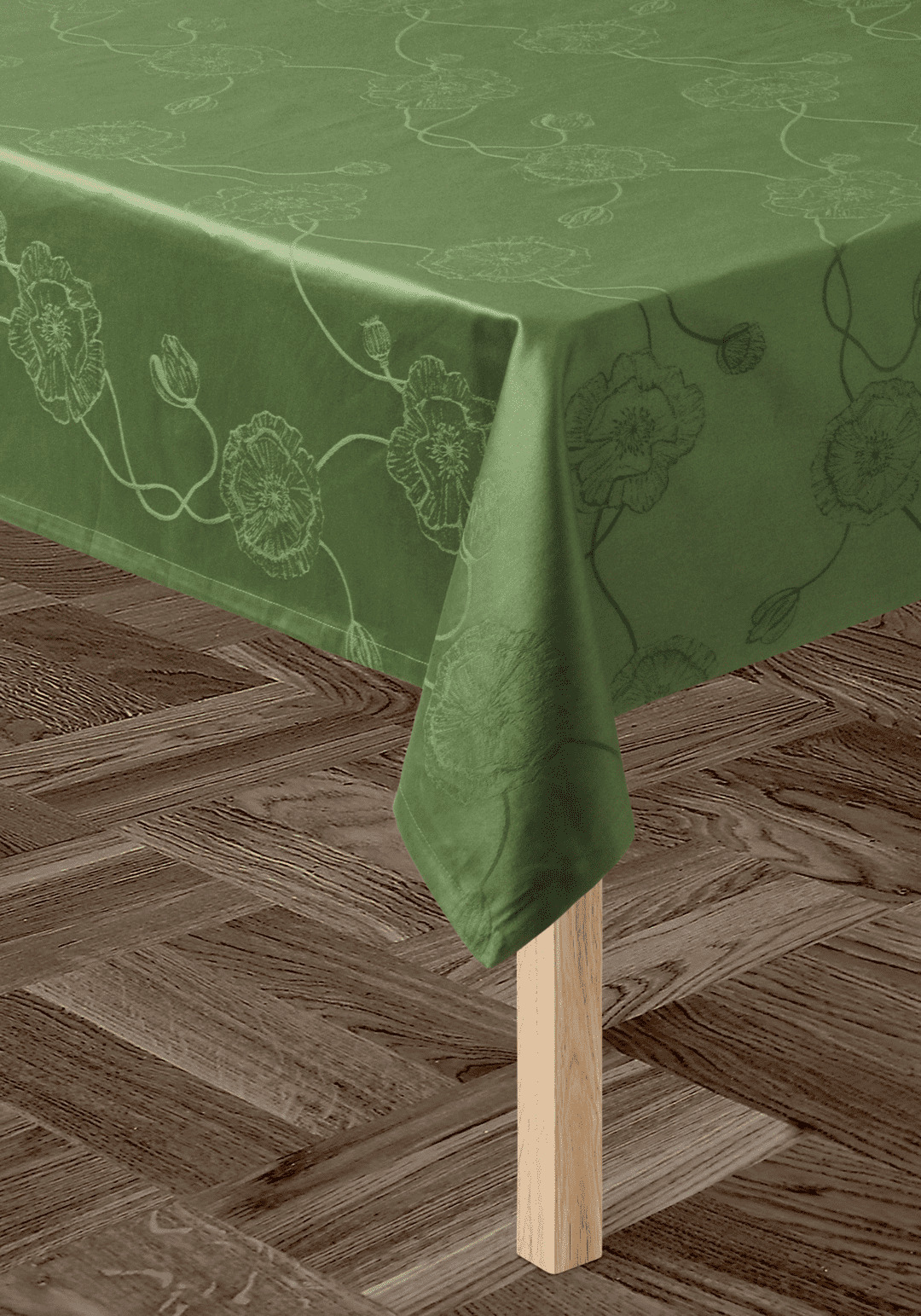 Hammershøi Poppy Danamskdug 370 x 150 cm grøn