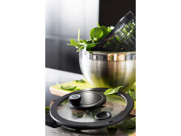 Rösle Salatslynge Dia 24 x 18,5 cm 5,4 liter Stål/Sort