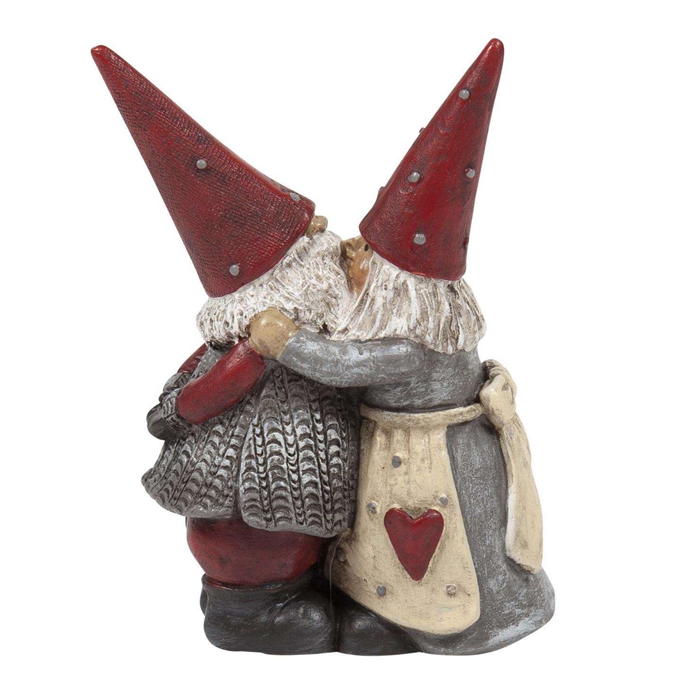 Santa Håkan and Stina kissing H.7,5cm