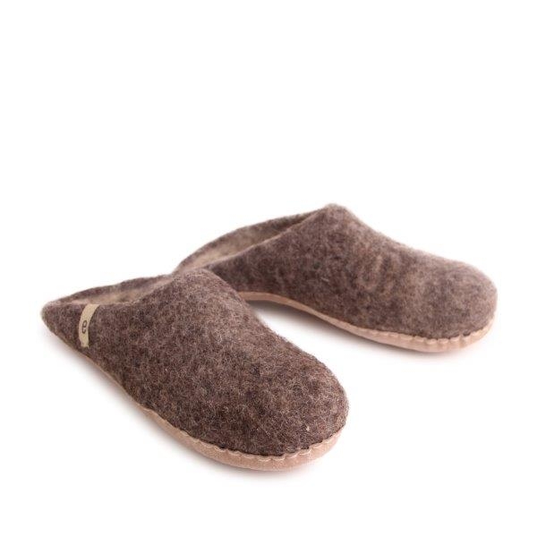EGOS Slip On Simple, Natural Brown - størrelse 39*
