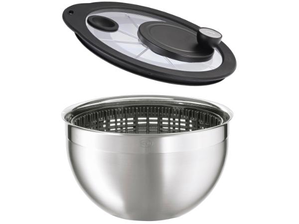 Rösle Salatslynge Dia 24 x 18,5 cm 5,4 liter Stål/Sort