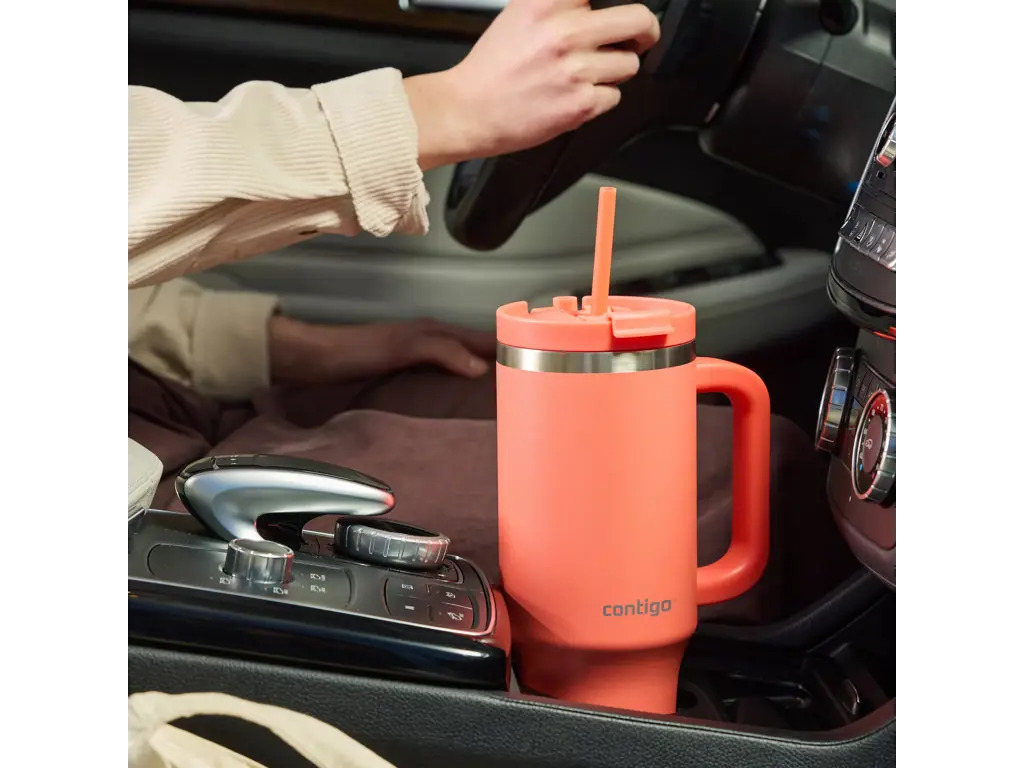 Contigo Streeterville Tumbler with Handle Coral, 1200ml
