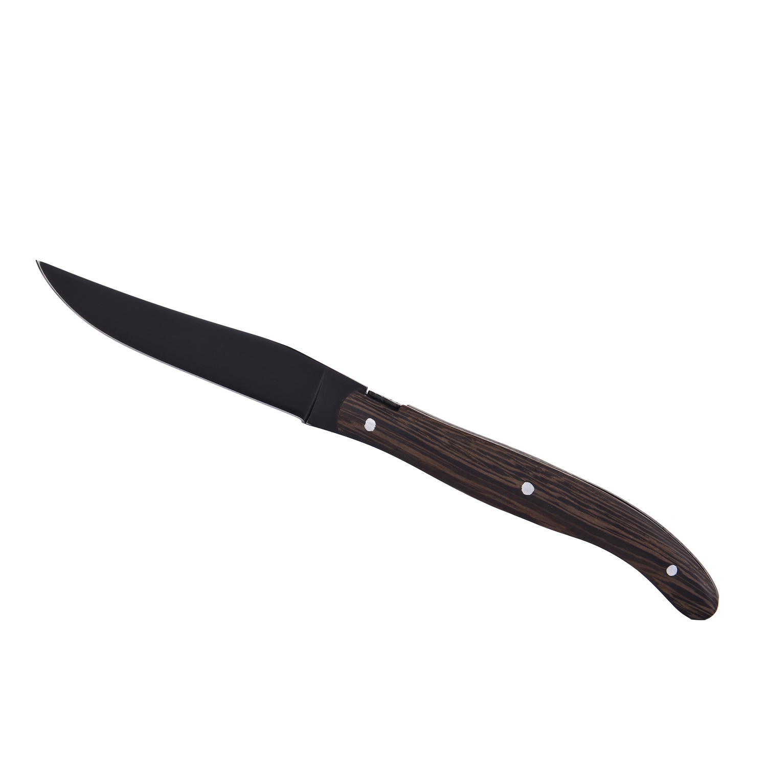 Laguiole Herit Steak Knive Sort 6 Stk
