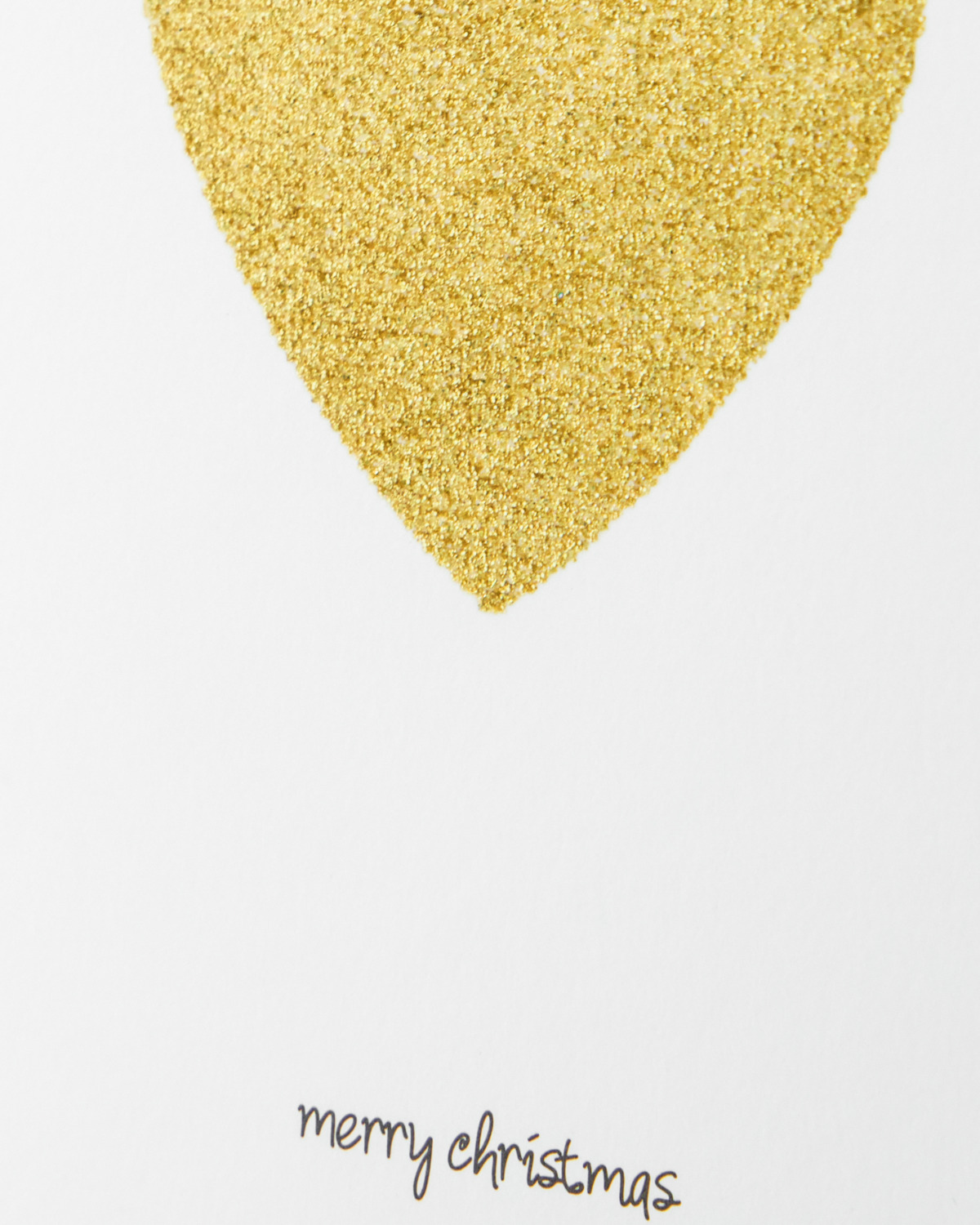 Lykønskningskort 6 stk, Glitr med kuvert, Hvid/Gylden