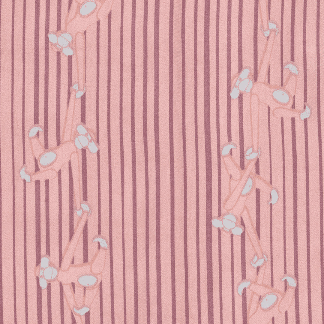 Kay Bojesen Sengetøj Abe baby 70x100cm DK rosa