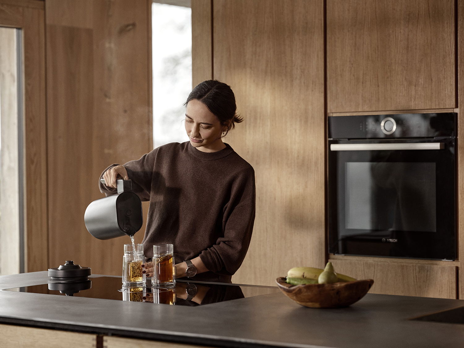 Jacob Jensen Elkedel 23 x 16 x 26 cm 1,2 liter Black