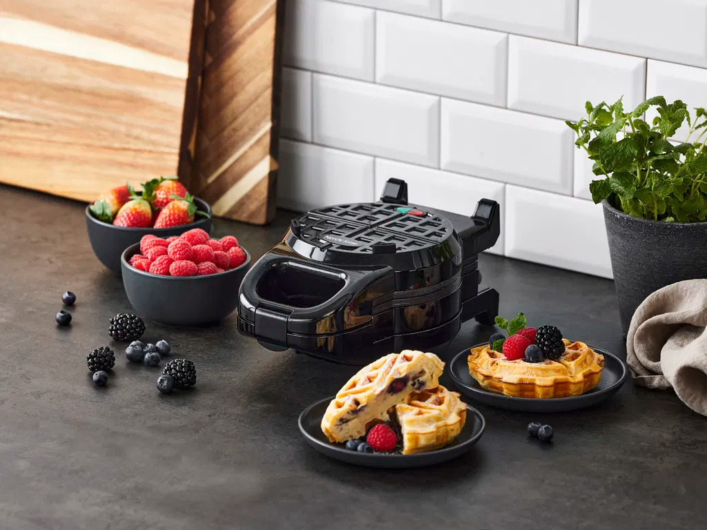 Nordic Sense Vaffeljern til fyldte vafler 700 watt Sort