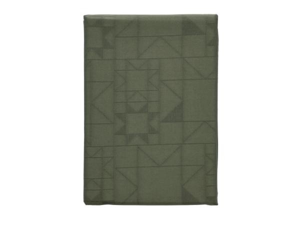 Södahl Star Damask Dug 140 x 320 cm Forest green
