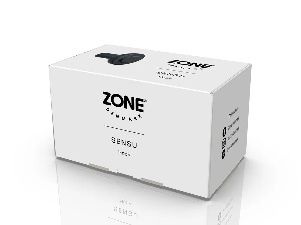 Zone Krog Sensu 5 x 4,2 cm Sort Birk