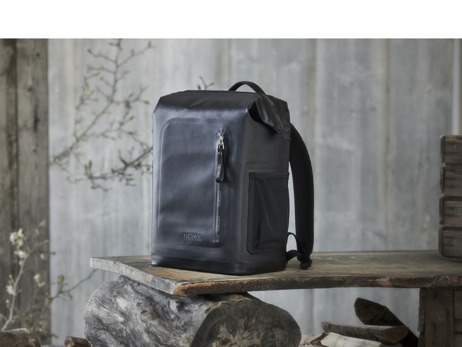 Kølerygsæk 17 x 29 x 38 cm Sort