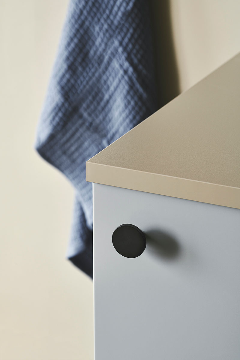 MOUD Home DOT sort knage - Ø3,2 cm