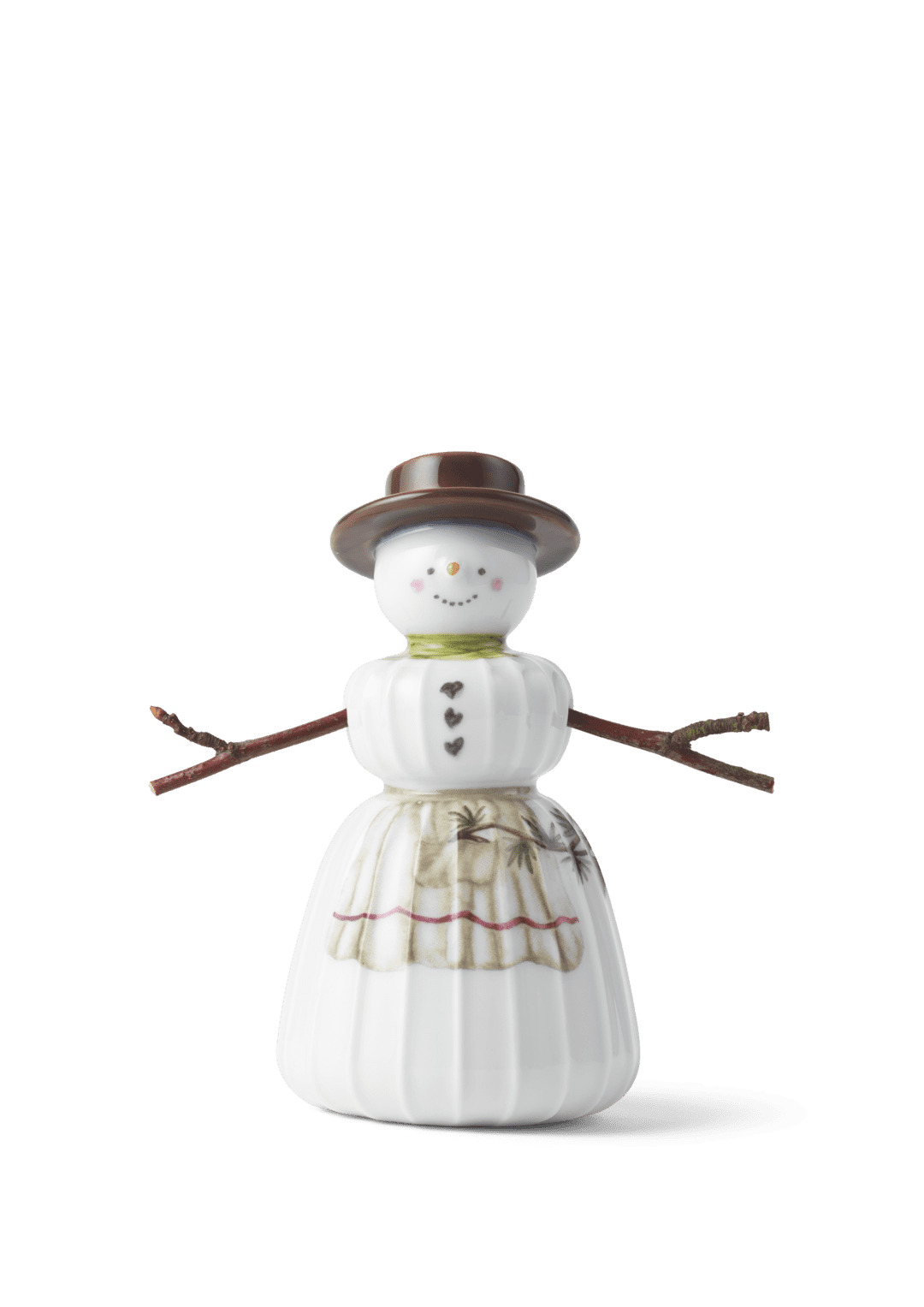 Hammershøi Christmas Snekone H11 hvid m. deko