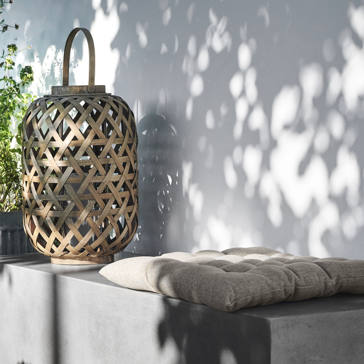 Siddehynde m. fyld, Fine, Sand 50x50 cm